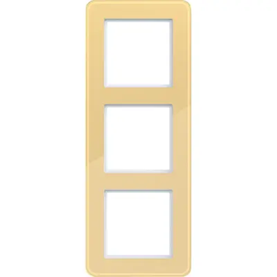 Hager Berker afd raam 3v gilded glass glanz (WAD9300X01)