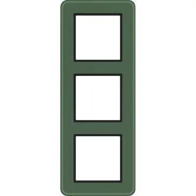 Hager Berker afd raam 3v forest glass mat (WAD9300X02)