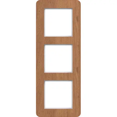 Hager Berker afd raam 3v natural wood vert (WAD9300X14V)