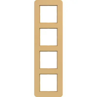 Hager Berker afd raam 4v hazel mat (WAD9400C02)