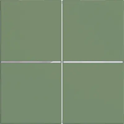 Hager Berker cpl drukknop 2v aloe mat (WAN7020C04)
