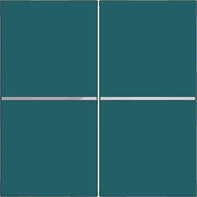 Hager Berker cpl drukknop 2v azure mat (WAN7020C09)