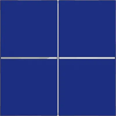 Hager Berker cpl drukknop 2v cobalt mat (WAN7020C14)