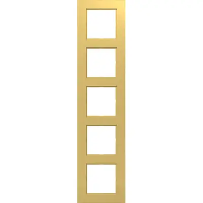 Hager Berker afd raam 5v gold metalic (WAD8500C08)