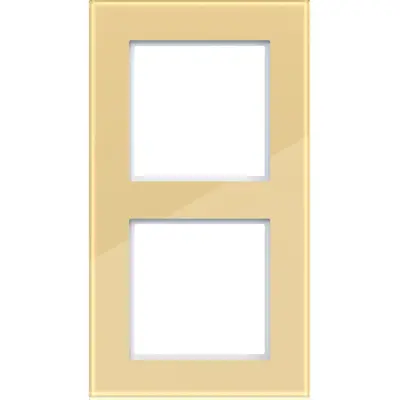 Hager Berker afd raam 2v gilded glass glanz (WAD8200X01)