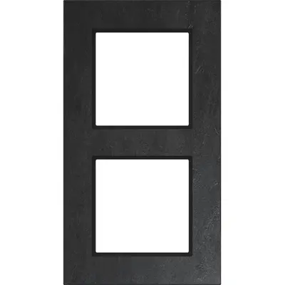 Hager Berker afd raam 2v slate stone (WAD8200X11)