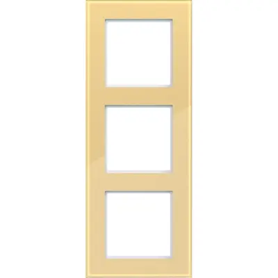 Hager Berker afd raam 3v gilded glass glanz (WAD8300X01)