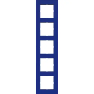 Hager Berker afd raam 5v cobalt mat (WAD8500C14)