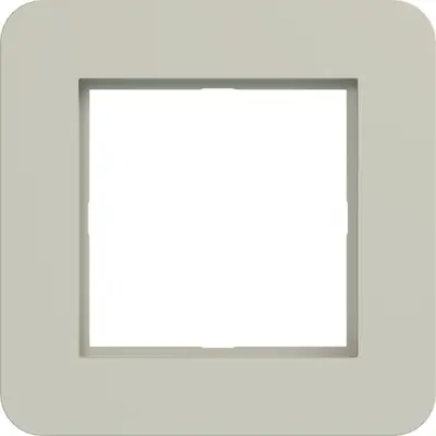 Hager Berker afd raam 1v pebble mat (WAD9100C15)