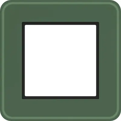 Hager Berker afd raam 1v forest glass (WAD9100X02)