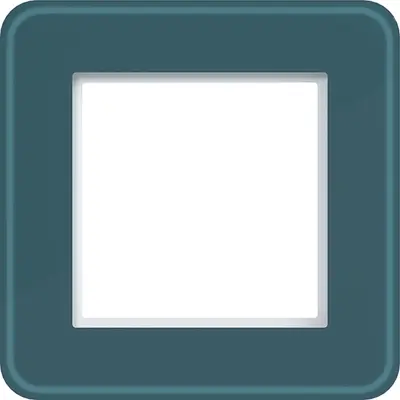 Hager Berker afd raam 1v azure glass (WAD9100X03)