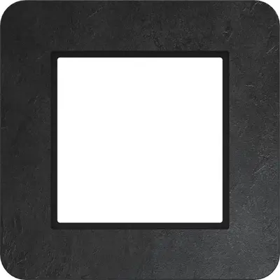 Hager Berker afd raam 1v gevlamde leisteen (WAD9100X11)