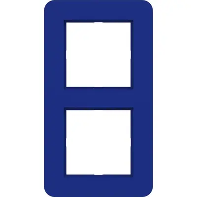 Hager Berker afd raam 2v cobalt mat (WAD9200C14)