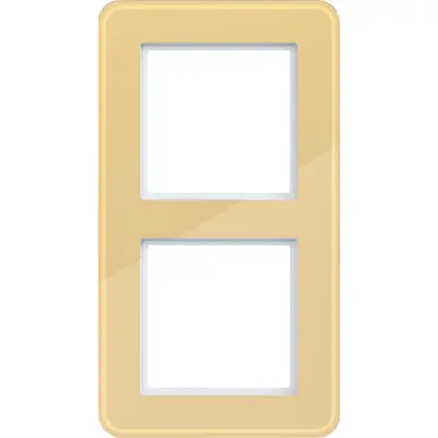 Hager Berker afd raam 2v gilded glass glanz (WAD9200X01)