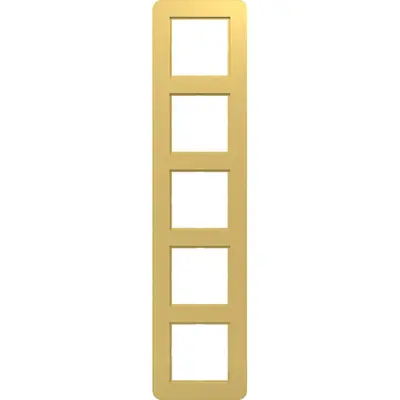 Hager Berker afd raam 5v gold metalic (WAD9500C08)