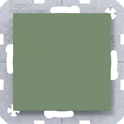 Hager Berker blindplaat met cpl aloe mat (WAF1001C04)