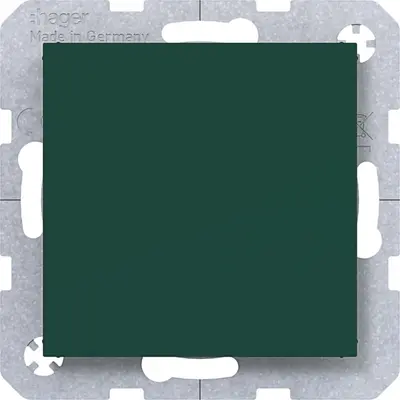 Hager Berker blindplaat met cpl jade hg (WAF1001C07)