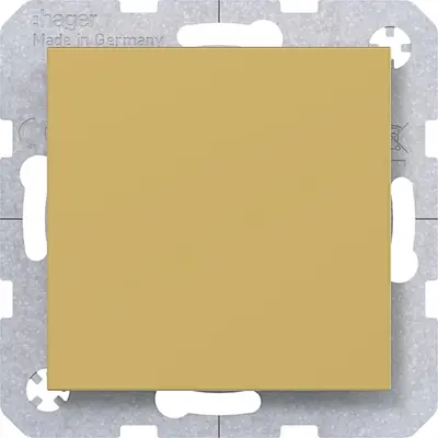 Hager Berker blindplaat gold metalic (WAF1001C08)