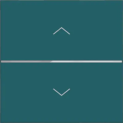Hager Berker cpl drukknop 1v pijl azure mat (WAN7050C09)