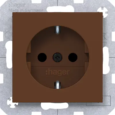 Hager Berker wcd schuko steek turf mat (WAS1200C03)