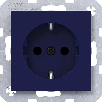 Hager Berker schuko-wcd steek ocean hfgl (WAS1200C06)