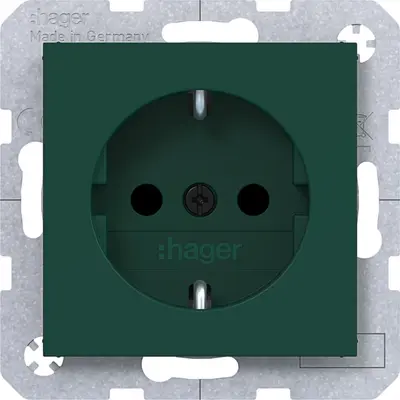 Hager Berker schuko-wcd steek jade hfgl (WAS1200C07)
