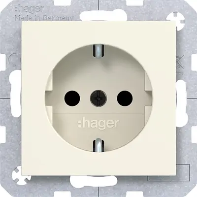 Hager Berker wcd schuko steek shell mat (WAS1200C11)