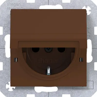 Hager Berker schuko-wcd vastzetb. turf mat (WAS1212C03)