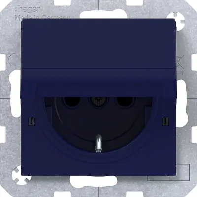 Hager Berker schuko-wcd vastzetb. ocean (WAS1212C06)