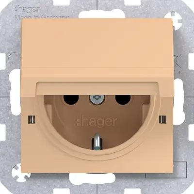 Hager Berker schuko-wcd vastzetb. petal mat (WAS1212C12)