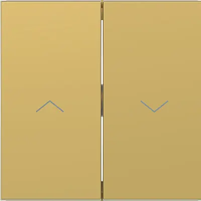 Hager Berker wip 2v 1pijl gold metalic (WAW2001C08)