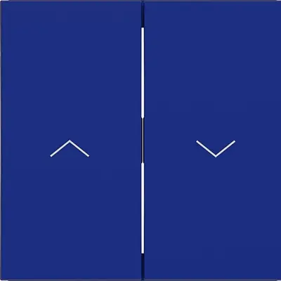 Hager Berker wip 2v 1pijl cobalt mat (WAW2001C14)