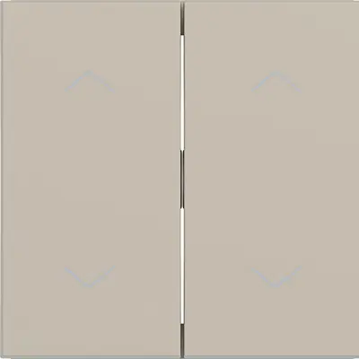 Hager Berker wip 2v 2pijl sand mat (WAW2002C01)