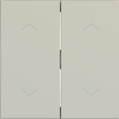 Hager Berker wip 2v 2pijl pebble mat (WAW2002C15)