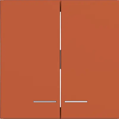 Hager Berker wip 2v heldere lens canyon mat (WAW2031C13)