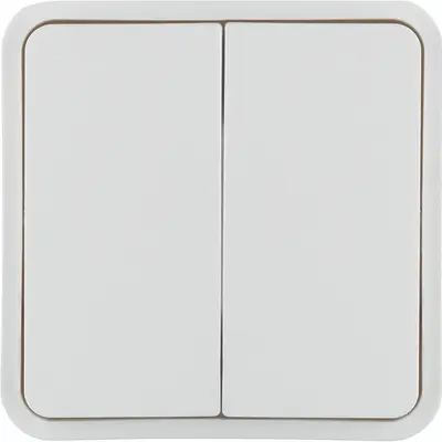 Hager Berker wip 2v polarwit (WNT944B)