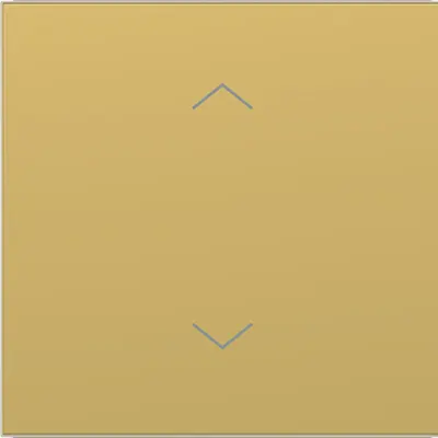 Hager Berker wip 1v pijlsymbool gold met. (WAW1002C08)