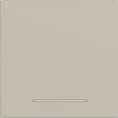 Hager Berker wip 1v heldere lens sand mat (WAW1031C01)