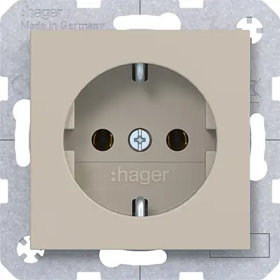 Hager Berker schuko-wcd schr lift sand mat (WAS1300C01)