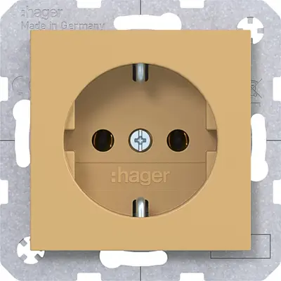 Hager Berker schuko-wcd schr lift hazel mat (WAS1300C02)