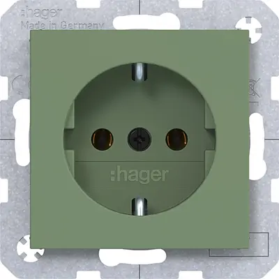 Hager Berker schuko-wcd schr lift aloe mat (WAS1300C04)