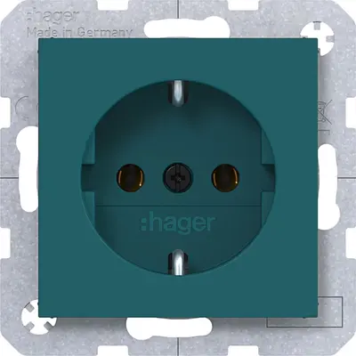 Hager Berker schuko-wcd schr lift azure mat (WAS1300C09)