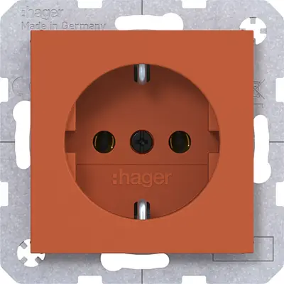 Hager Berker schuko-wcd lift canyon mat (WAS1300C13)