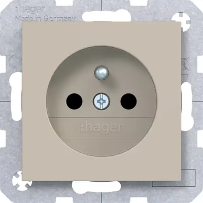 Hager Berker wcd aardpen steekkl. sand mat (WAS1600C01)