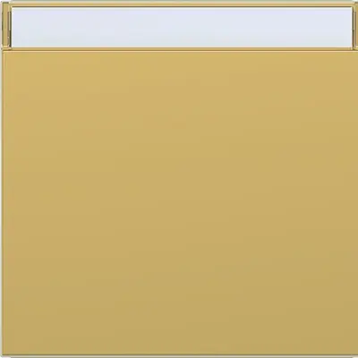 Hager Berker wip 1v tekstveld gold metalic (WAW1100C08)