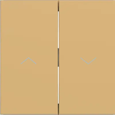 Hager Berker wip 2v 1pijl hazel mat (WAW2001C02)
