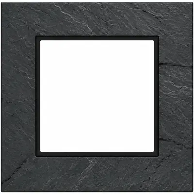 Hager Berker afdekraam 1-voudig A8 slate mat leisteen (WAD8100X11)