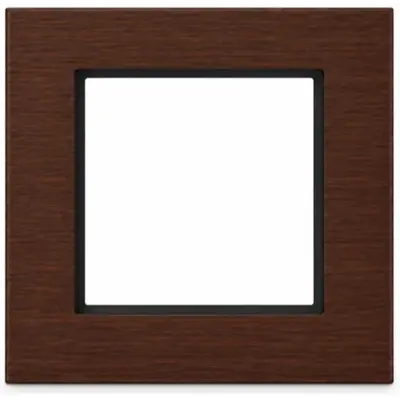 Hager Berker afdekraam 1-voudig A8 umber mat wengéhout (WAD8100X13)