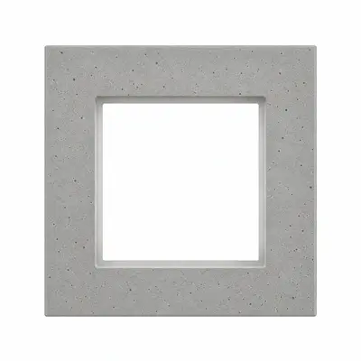 Hager Berker afdekraam 1-voudig A8 concrete mat beton (WAD8100X10)