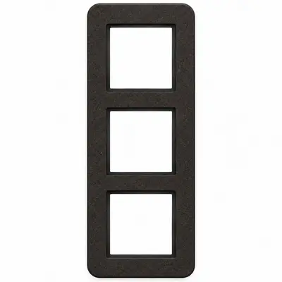 Hager Berker afdekraam 3-voudig C8 fiberwood mat geperst hout (WAD9300X15)